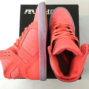 Supra Skytop Neon Coral Sneaker